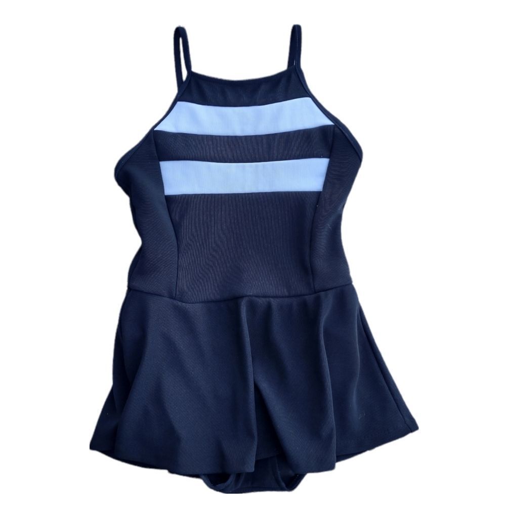 Vintage Upstream One‎ Piece Swimsuit with Skirt